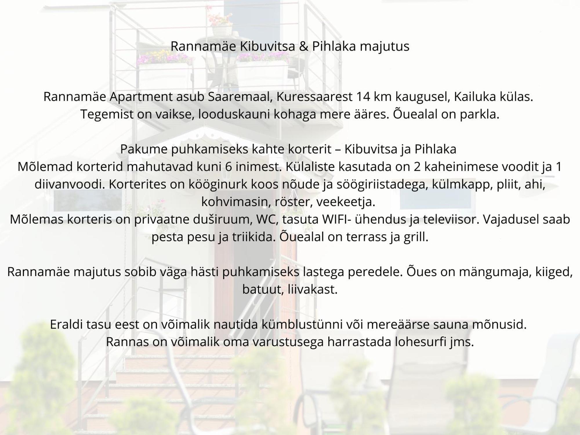 Rannamaee Apartments Suur-Rootsi Quarto foto